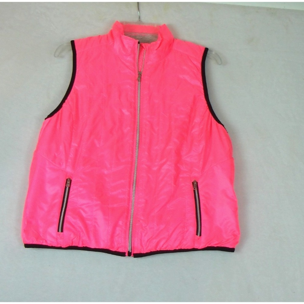 Lauren Ralph Lauren Active Pink Puffer Vest‎ size PL Neon Pink Outdoor